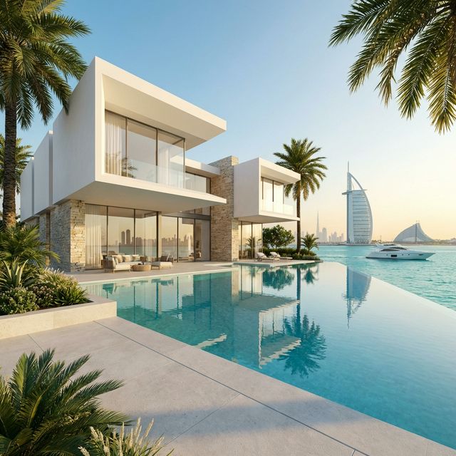 Waterfront Villa at Palm Jumeirah